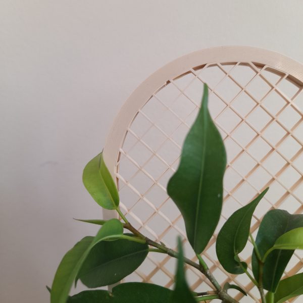 Podpórka do roślin pnących siatka/drabinka – beżowa mała